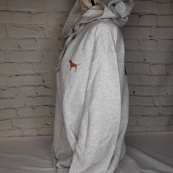VICTORIA'S SECRET 'PINK' SIGNATURE DOG LOGO SHIPPING BACK FLEECE HOODIE - Picture 4 of 16